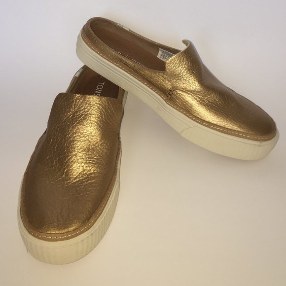 Toms Gold Mules - Picture 6 of 8